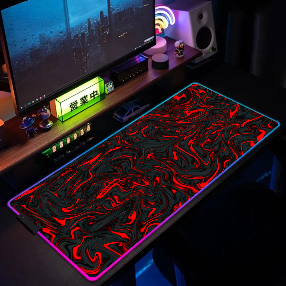 Pc Gaming Liquid - Alfombrilla de Ratón RGB, Alfombrilla de