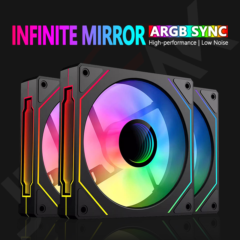 Pc Water Cooling - JUMPEAK-ventilador de carcasa MS120 de 120mm,