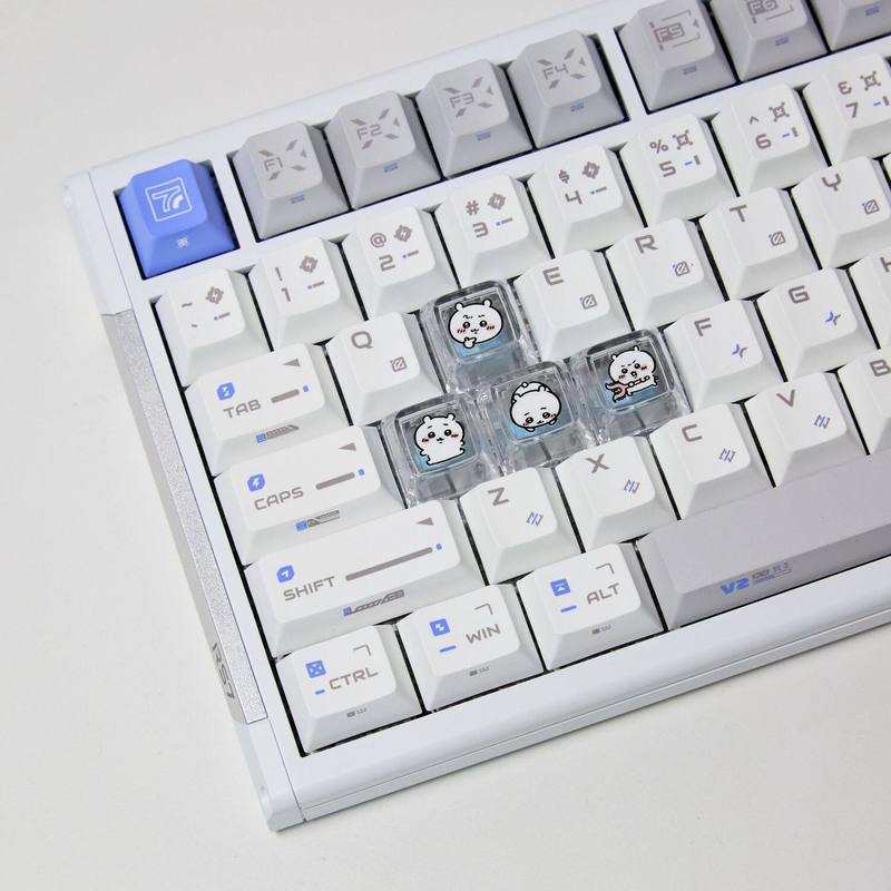 Pc Gaming Lounge - Chiikawa, 4 piezas de teclas personalizadas