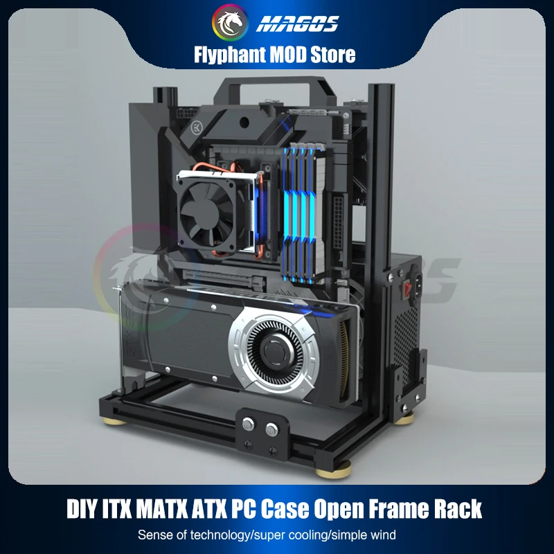 Pc Gaming Liquid - Gabinete para jugadores DIY, chasis ITX