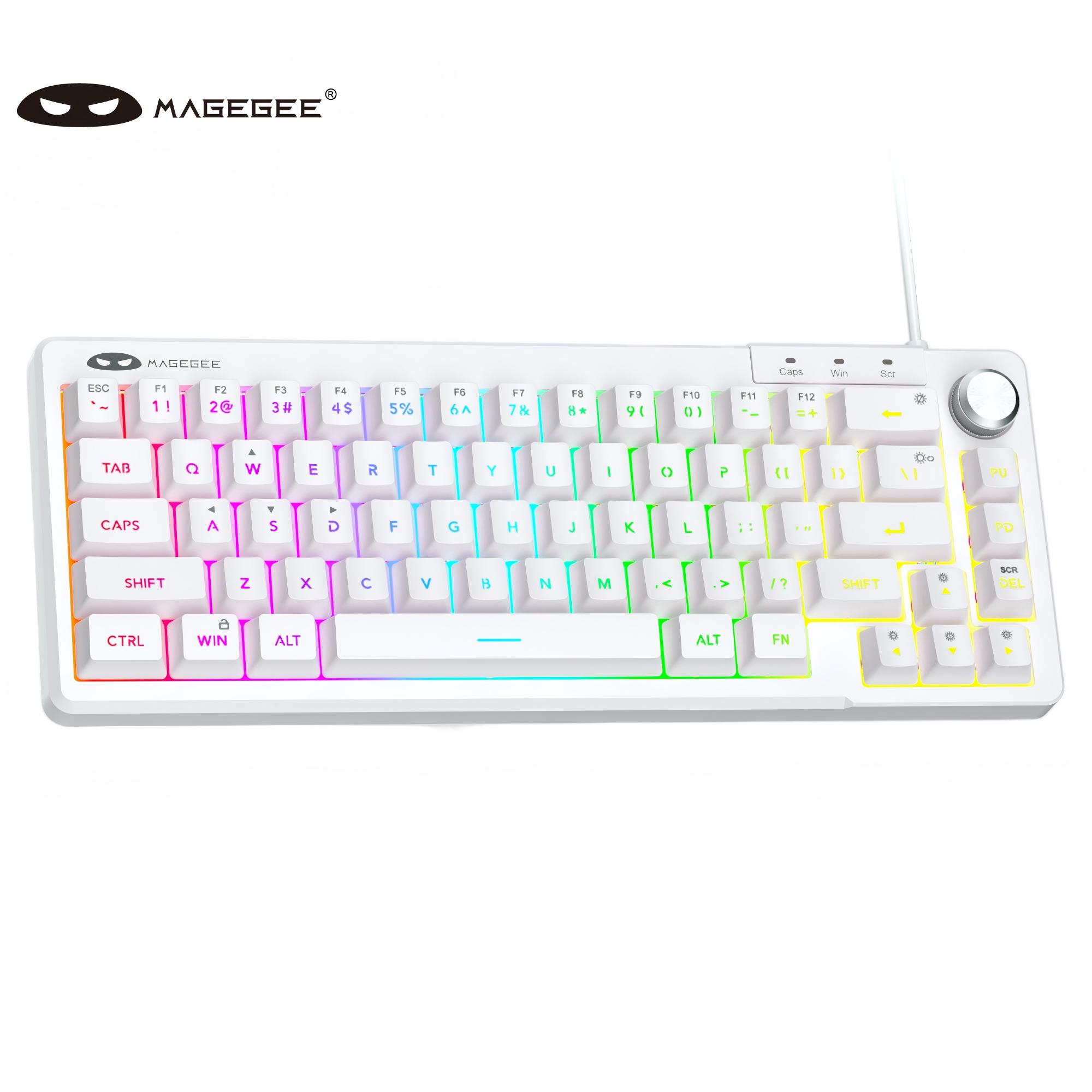 Pc Gaming Pink - Teclado de Membrana MageGee TS68 Mini