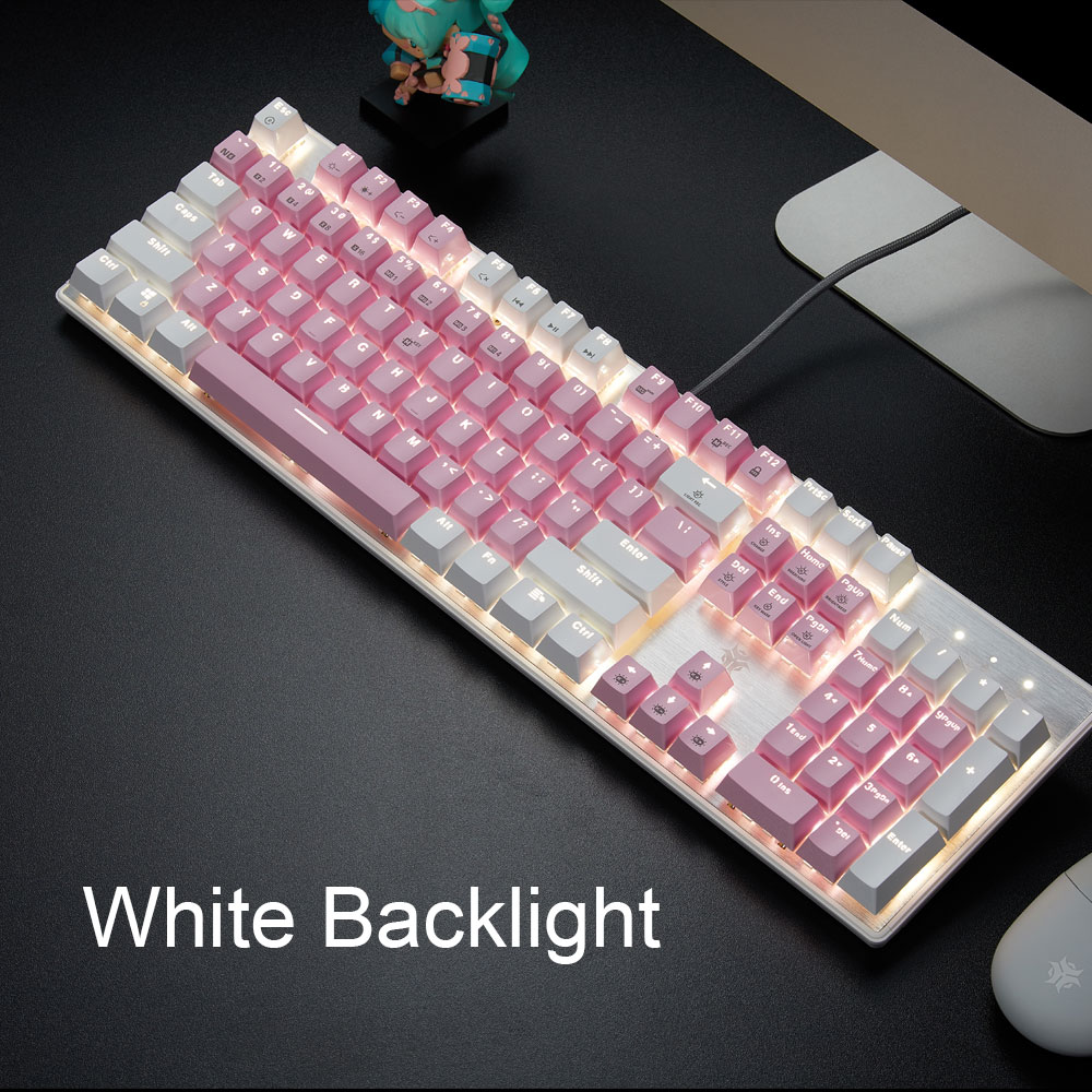 Teclado mecánico HEXGEARS GK71 - Pc Gaming Pink reseña y precio