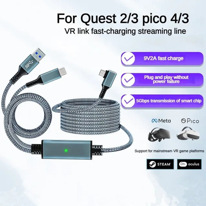 Cable de enlace de 5M para aur - Vr Headset Pc reseña y precio