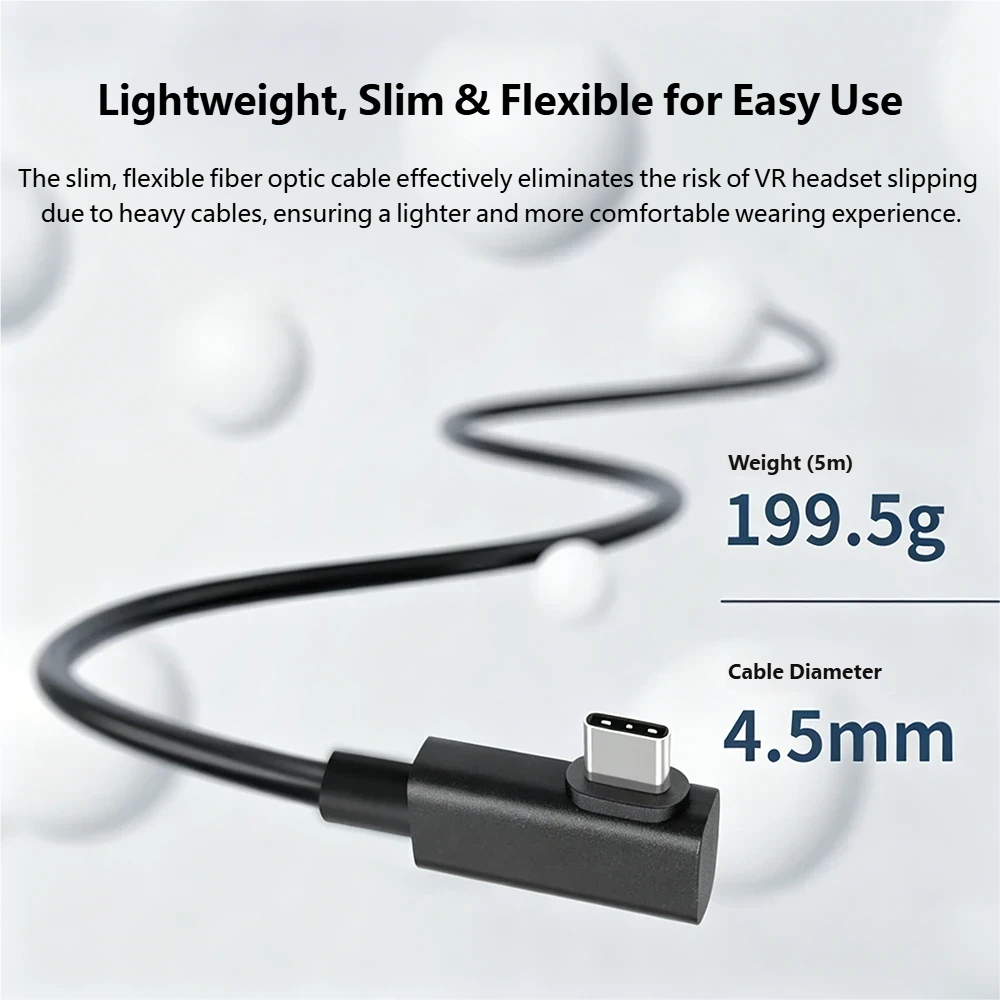 Cable de Fibra Óptica VR Link  - Vr Headset Pc reseña y precio