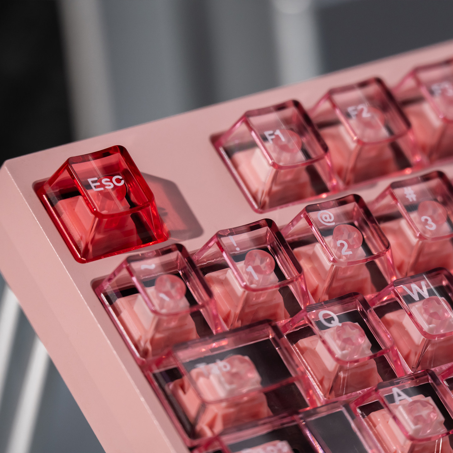 Teclas de perfil Cherry transp - Pc Gaming Pink reseña y precio