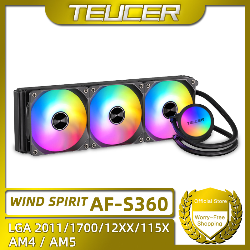 TEUCER AF-S360 CPU enfriador d - Pc Water Cooling reseña y precio
