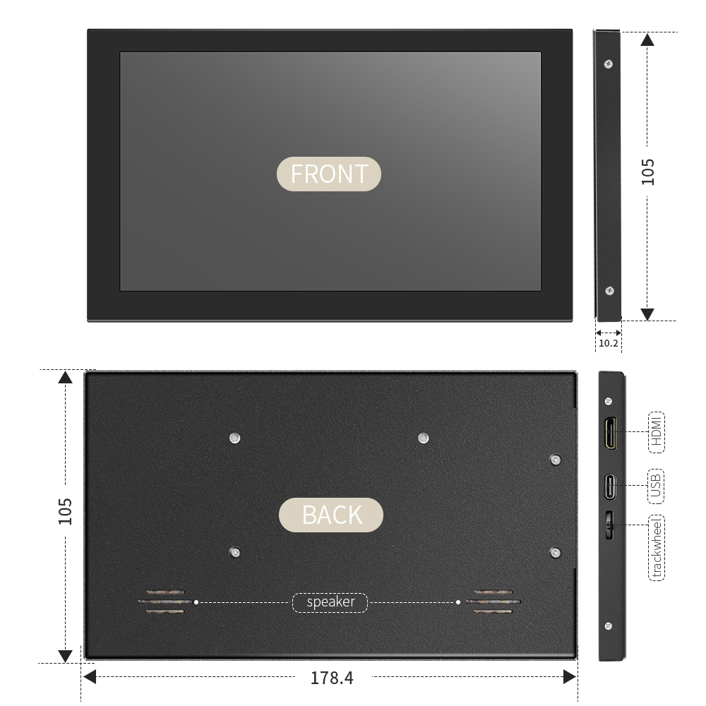 Panel de Pantalla Táctil LCD d - Pc Gaming Fullset reseña y precio