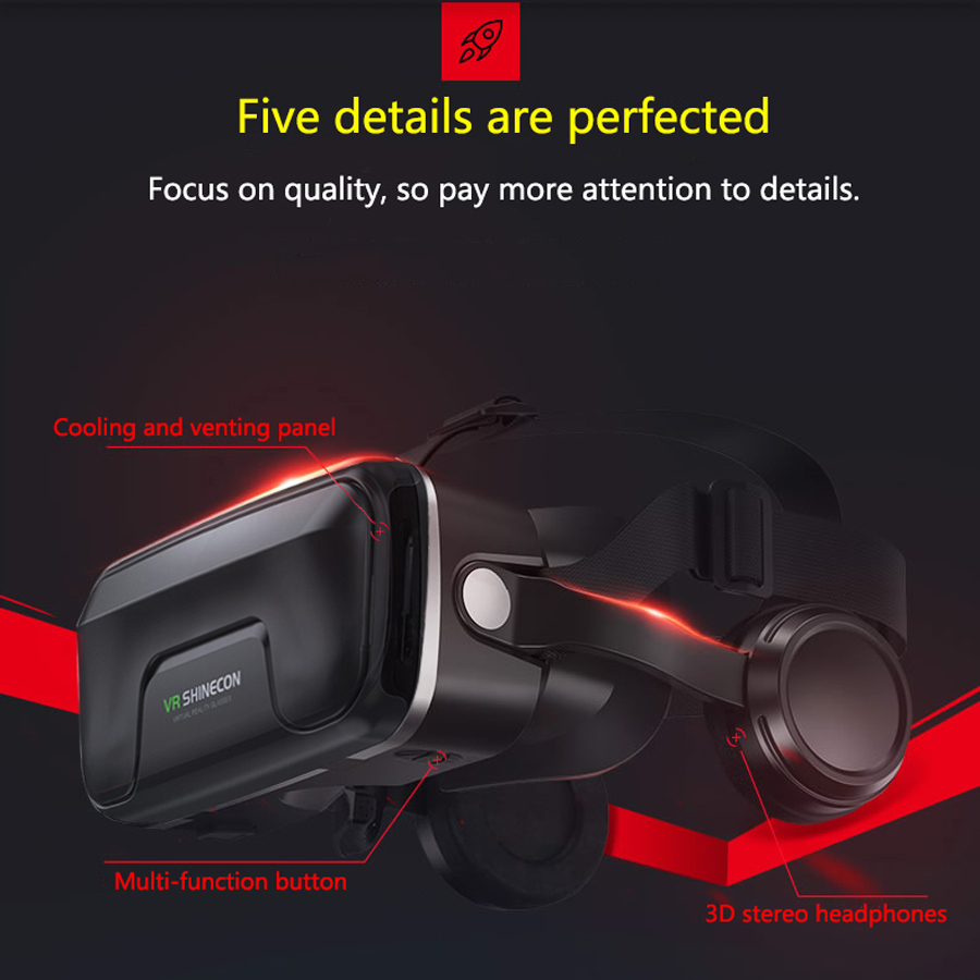 Shinecon Viar 3D gafas de real - Vr Headset Pc reseña y precio