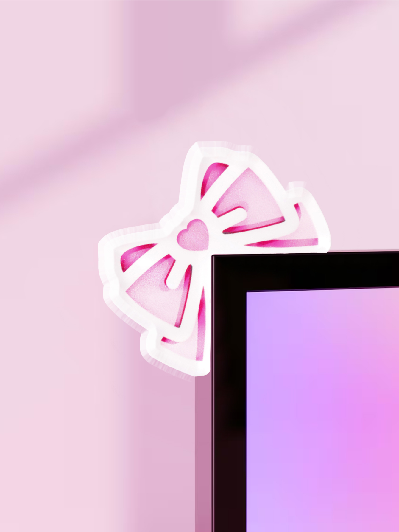Decoración de Monitor con Lazo - Pc Gaming Pink reseña y precio
