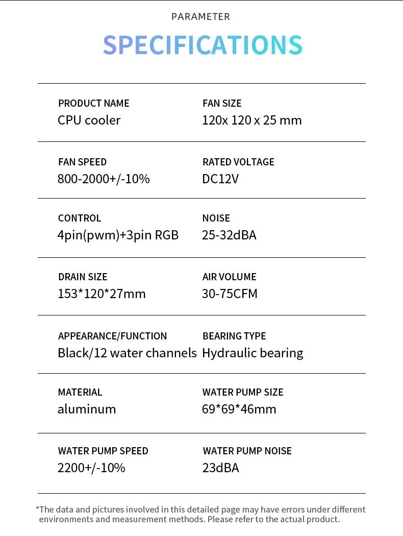 Ventilador de Refrigeración Lí - Pc Gaming Liquid reseña y precio